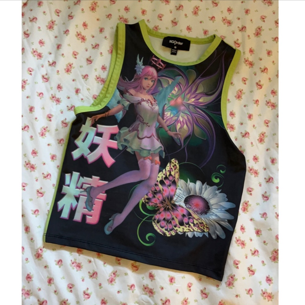 NWT New Girl Order Anime Top